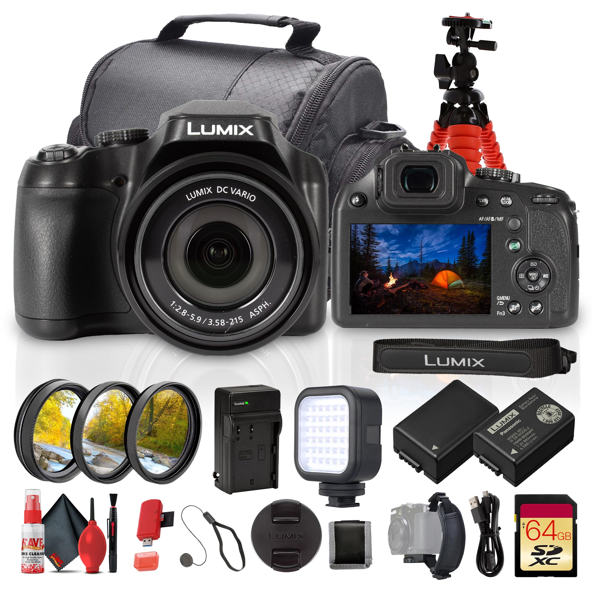 Buy Panasonic Lumix FZ85D / FZ80D Digital Camera 18.1MP MOS Sensor